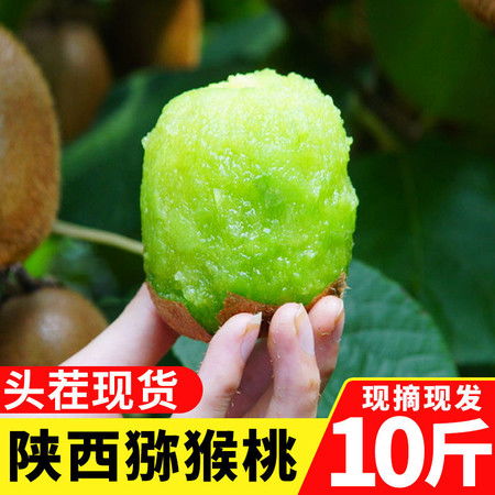 陜西綠心獼猴桃 鮮美維生素庫，5-10斤家庭裝果園直供